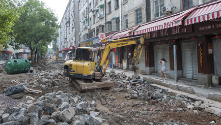 construction siteのeditorial素材