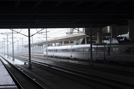 railway stationのeditorial素材