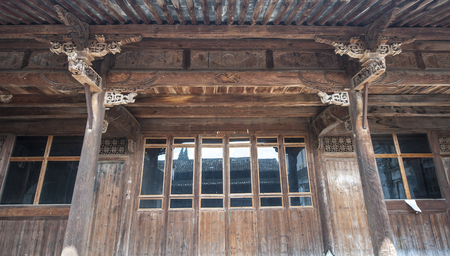 Wooden wallsの写真素材