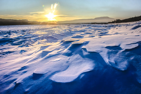 snow scenicの写真素材