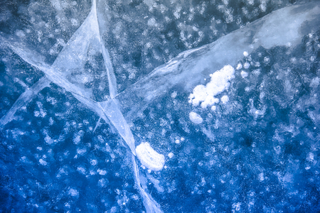 Frozen lakeの写真素材