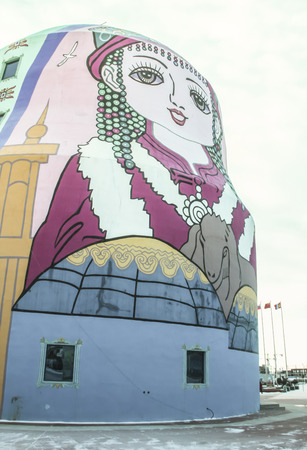 matryoshka doll sculptureのeditorial素材