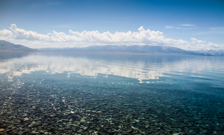 Xinjiang lake sceneryの写真素材