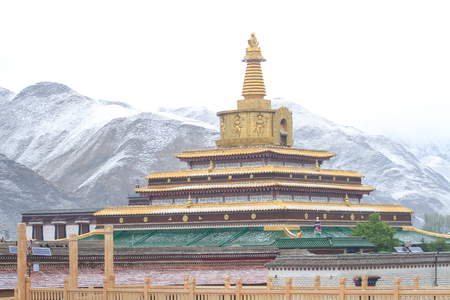 Buddhist templeの写真素材