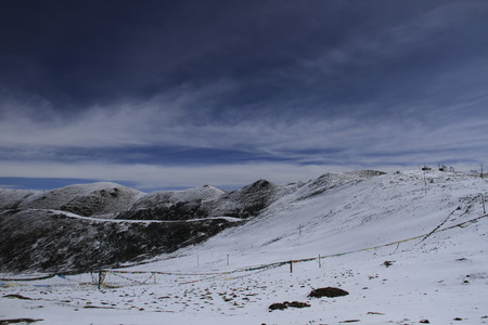 Linzhi snow mountainの写真素材