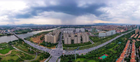 Residential areas under construction in Chinaの写真素材