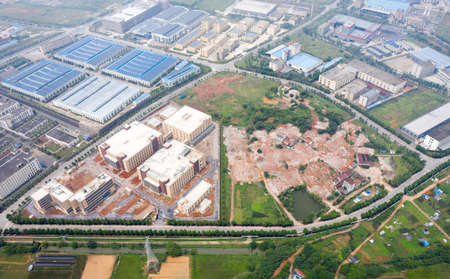 Residential areas under construction in Chinaのeditorial素材