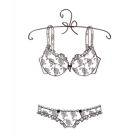 Lingerie のイラスト素材