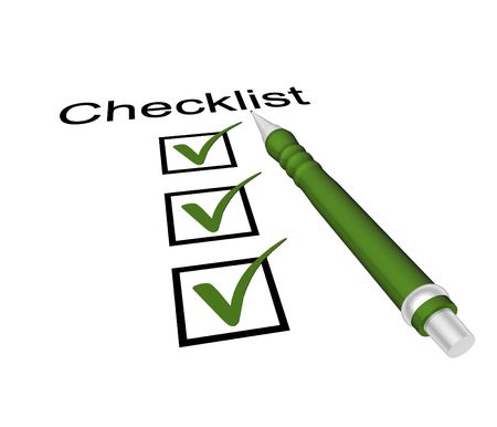 checklistの写真素材