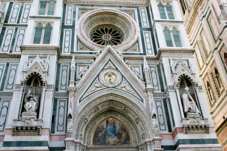 The Cathedral of Santa Maria del Fiore in Florenceの写真素材