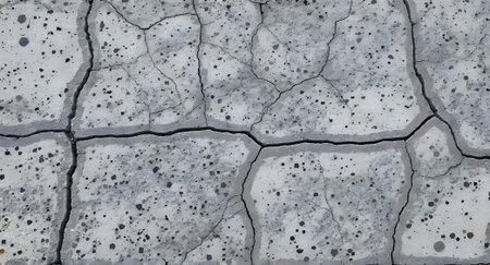 Cracks in the ground. Abstract background. 3d rendering.の素材