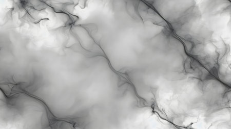 Abstract background with smoke. Monochrome texture. 3D illustrationの素材