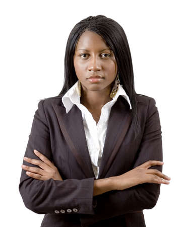 This is an image of a confident business woman. This image can be used to represent "Successful Business" etc..の写真素材