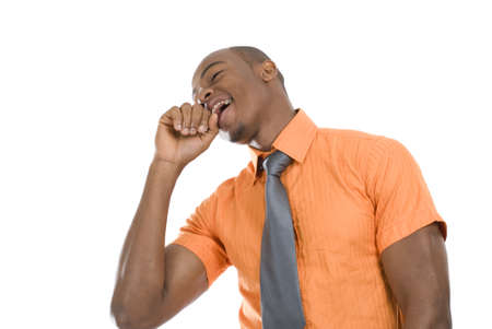 This is an image of an excited business man celebrating.の写真素材