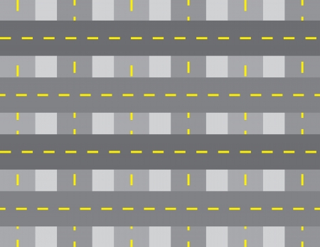 Seamless weaved road background with lines のイラスト素材