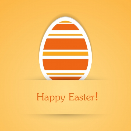 Happy easter attach sticker. Vector illustration.のイラスト素材