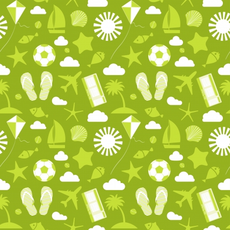 Summer seamless pattern.のイラスト素材