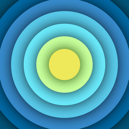 Abstract background with round layers. Vector illustration.のイラスト素材