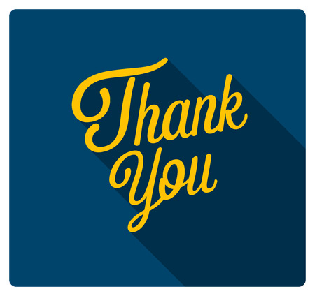 Thank you card illustration.のイラスト素材
