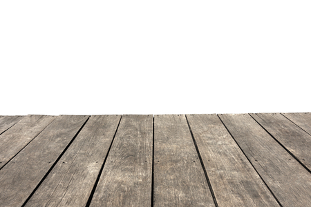 Vintage wood plank, floor, table perspective with blank background for display - mockupの写真素材