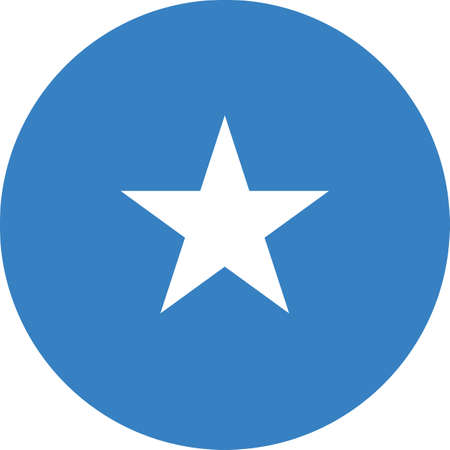 Circular national flag of Somalia