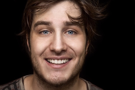 Young man smilingの写真素材