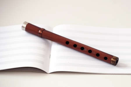 The frula is a traditional instrument of shepherds, who would play while tending their flocks.の写真素材