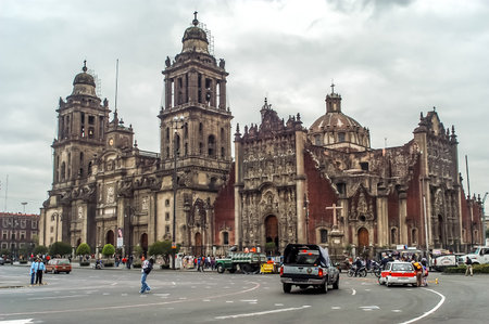 Mexico City Metropolitan Cathedral  Mexico D F  のeditorial素材