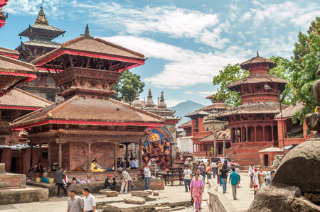 Entrance to Durbar Square - Kathmanduのeditorial素材