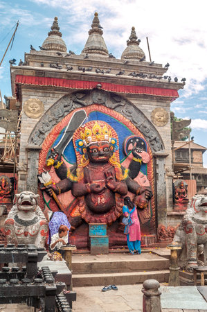 Entrance to Durbar Square - Kathmanduのeditorial素材
