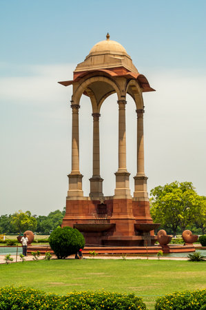 Canopy near India Gate in Delhiのeditorial素材