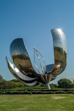 The metal flower of Buenos Airesのeditorial素材