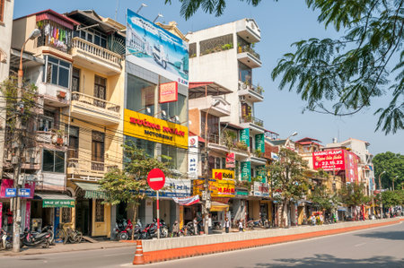 In The Streets of Hanoi - Vietnamのeditorial素材