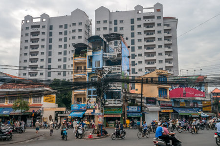 In The Streets of Saigon - Vietnamのeditorial素材
