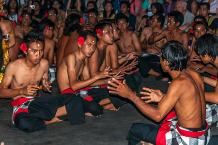 Kecak Dancing  Ramayana  Bali - Indonesiaのeditorial素材
