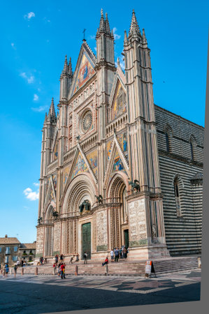 Cathedral in Orvietoのeditorial素材