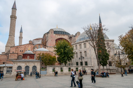 Hagia Sophia view from squareのeditorial素材