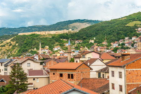 PRIZREN, KOSOVO - JULY 27,2014 - View at the Prizren  Prizren is a historic city located in Kosovo のeditorial素材