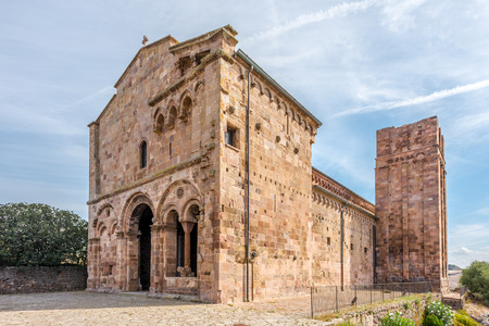 Basilica Sant Antioco di Bisarcio near Ozieri - Sardinia,Italyの写真素材