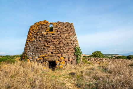 Ruiu nuraghe ruins near Chiaramonti in Sardinia - Italyの写真素材