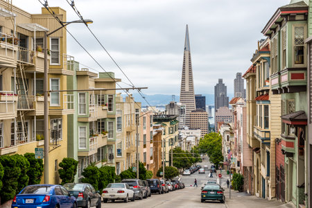 SAN FRANCISCO USA MAY 182015 San Francisco is the cultural and commercial financial center of Northern California.のeditorial素材
