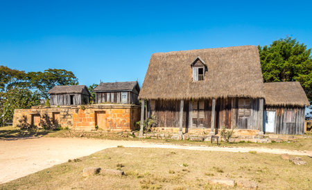 Museum and Royal tombs at the Antsahadinta hill - Madagascarのeditorial素材