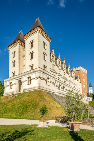View at the Chateau of Pau in Franceのeditorial素材