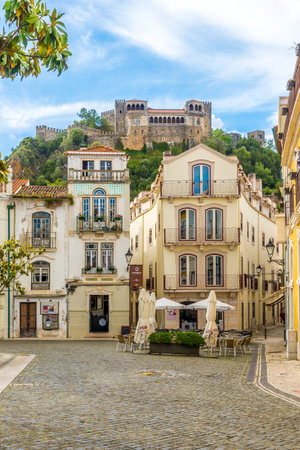 LEIRIA,PORTUGAL - MAY 11,2017 - In the streets of Leiria in Portugal. Leiria is located in the Centro Region halfway between Lisbon and Porto.のeditorial素材