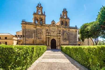 View at the Basilica of Santa Maria in Ubeda - Spainのeditorial素材