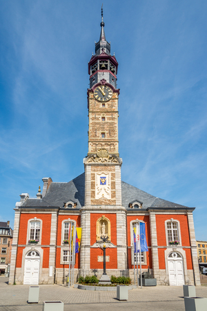 View at the City hall of Sint Truiden - Belgiumの写真素材