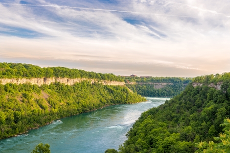 View at the Niagara river - Canada