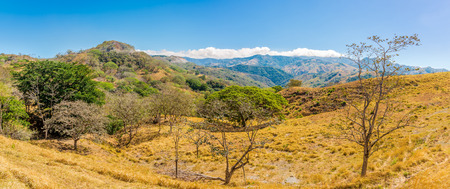 Panoramic view to the valley near Monteverde Cloud Forest Reserve - Costa Ricaの写真素材