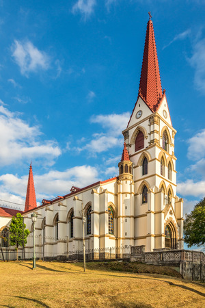 View at the Church of Our Lady of Mercy in San Jose, Costa Ricaの写真素材