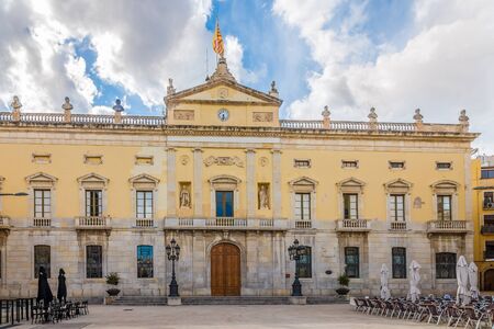 View at the Building of City hall in Tarragona, Spainの写真素材